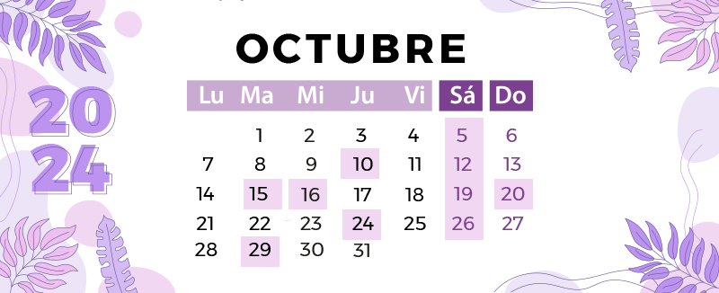 Efemérides Calendario